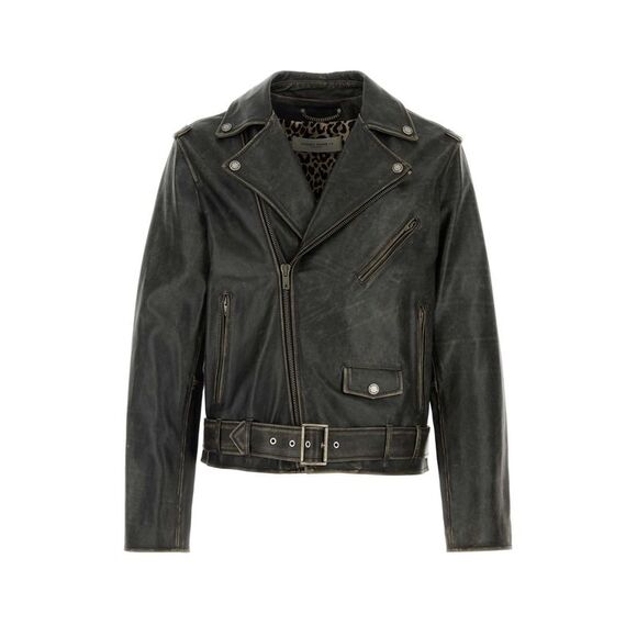 GOLDEN GOOSE Other - Golden Goose Deluxe Brand Men Slate Leather Jacket